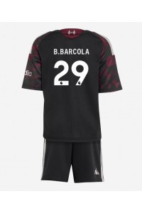 Liverpool Bradley Barcola #29 Babyklær Tredje Fotballdrakt til barn 2026-27 Korte ermer (+ Korte bukser)